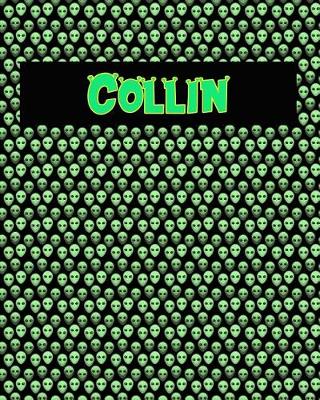 Book cover for 120 Page Handwriting Practice Book with Green Alien Cover Collin