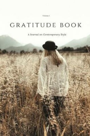 Cover of Girl on gratitude book jounal