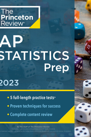 Cover of Princeton Review AP Statistics Prep, 2023