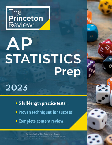 Book cover for Princeton Review AP Statistics Prep, 2023