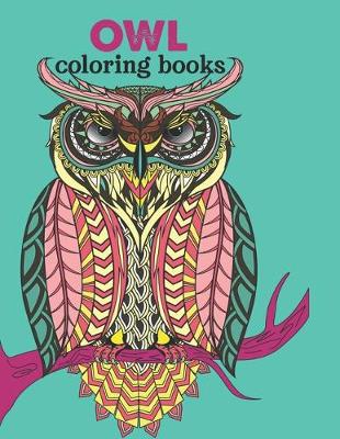 Book cover for Owl coloring book