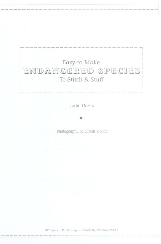 Cover of Easy-to-make Endangered Species to Stitch and Stuff