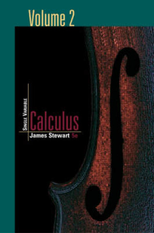 Cover of Single Var Calc Vol 2 5e