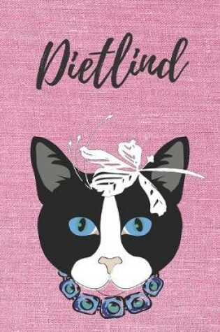 Cover of personalisiertes Notizbuch Katze / Notizheft / Journal / Malbuch / Tagebuch / Kritzelbuch / DIN A5 / Geschenk Dietlind