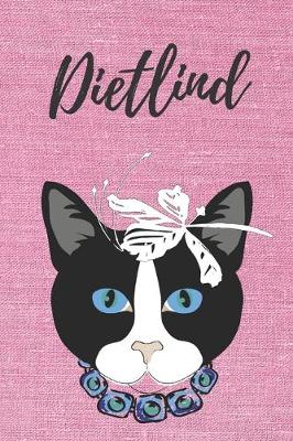 Book cover for personalisiertes Notizbuch Katze / Notizheft / Journal / Malbuch / Tagebuch / Kritzelbuch / DIN A5 / Geschenk Dietlind