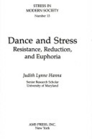 Cover of Dance and Stress