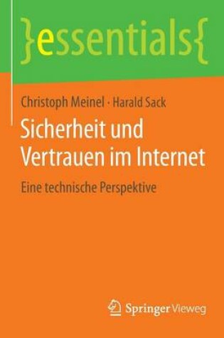 Cover of Sicherheit und Vertrauen im Internet