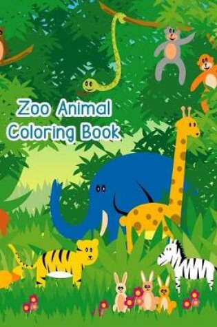 Cover of Zoo Animal Coloring Book