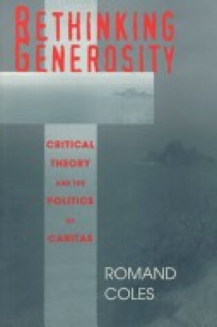 Cover of Rethinking Generosity