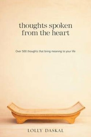 Cover of Thoughts Spoken From the Heart