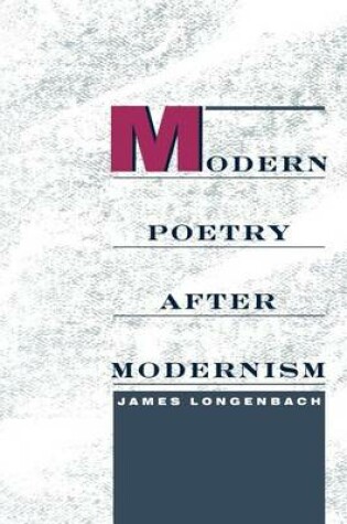 Cover of Modern Poetry After Modernism