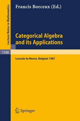 Book cover for Categorical Algebra and Its Applications