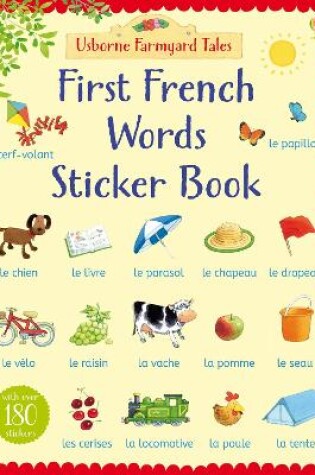 Cover of First French Words Sticker Book