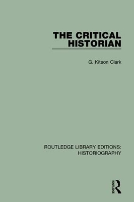 Book cover for The Critical Historian