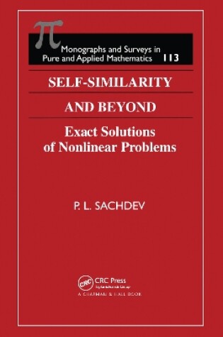 Cover of Self-Similarity and Beyond