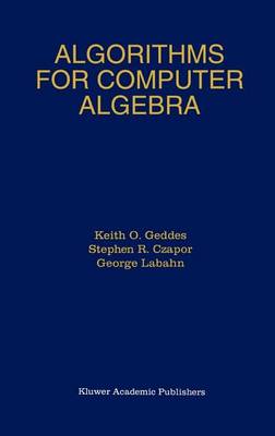 Book cover for Algorithms for Computer Algebra