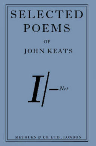 Cover of Twenty Poems from John Keats