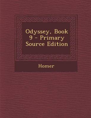Book cover for Odyssey, Book 9 - Primary Source Edition