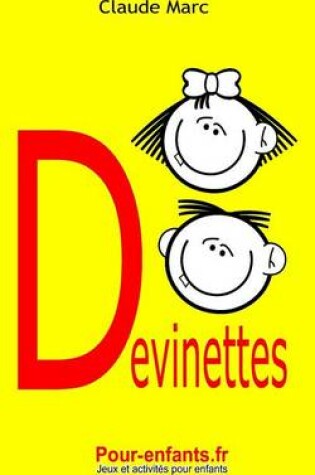 Cover of Devinettes pour enfants