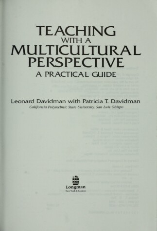 Cover of Teaching with a Multicultural Perspective :A Practical Guide