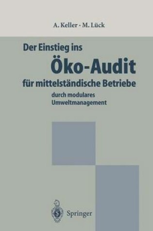 Cover of Der Einstieg Ins Oko-Audit Fur Mittelstandische Betriebe