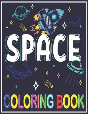 Book cover for Space Coloring Book