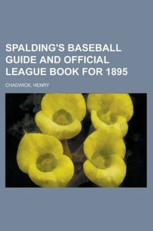 Cover of Spalding's Baseball Guide and Official League Book for 1895