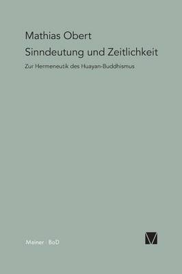 Book cover for Sinndeutung und Zeitlichkeit