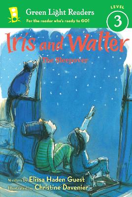 Book cover for Iris and Walter The Sleepover: Green Light Readers Level 3