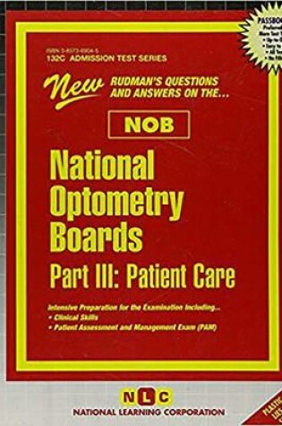 Cover of National Optometry Boards (NOB) Part III Patient Care