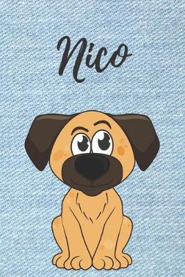 Book cover for Nico Hunde-Notizbuch / Malbuch / Tagebuch