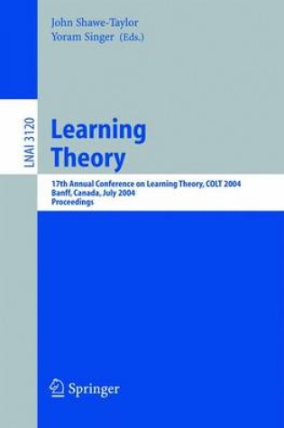 Cover of Learning Theory