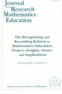 Book cover for The Recognizing and Recording Reform in Mathematics Education Project