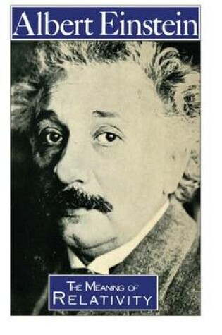 Cover of The Meaning of Relativity