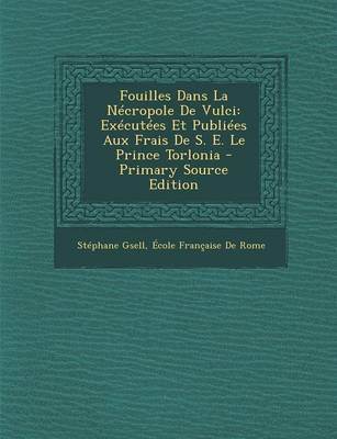 Book cover for Fouilles Dans La Necropole de Vulci