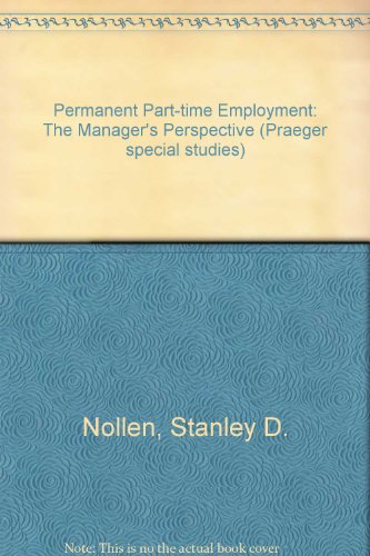 Book cover for Permanent Part-time Employment