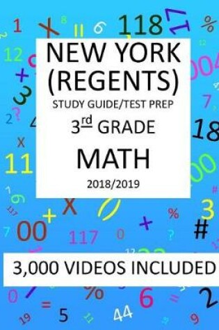 Cover of 3rd Grade NEW YORK REGENTS, MATH, Test Prep