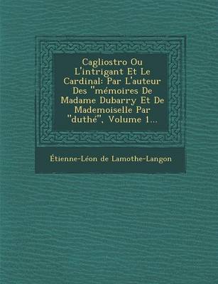 Book cover for Cagliostro Ou L'Intrigant Et Le Cardinal