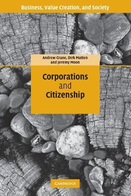 Book cover for Corporations and Citizenship