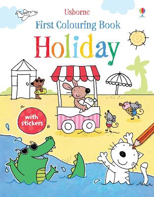 Book cover for First Colouring Book Holiday