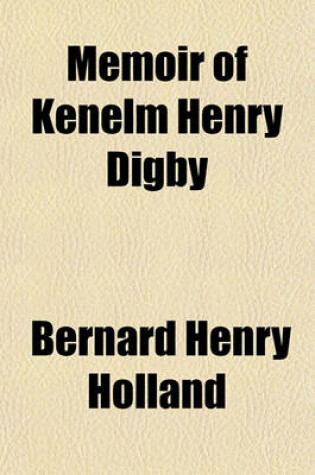 Cover of Memoir of Kenelm Henry Digby