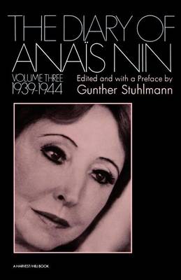 Book cover for Diary of Anais Nin Volume 3 1939-1944