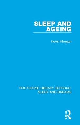 Cover of Sleep and Ageing