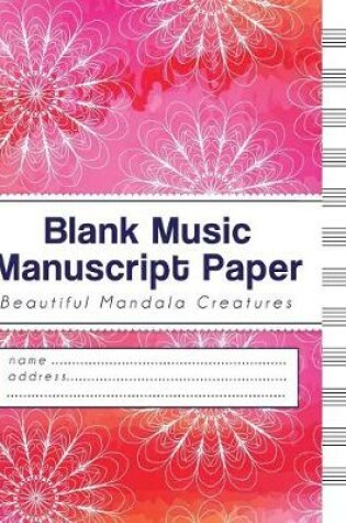 Cover of Blank Music Manuscript Paper