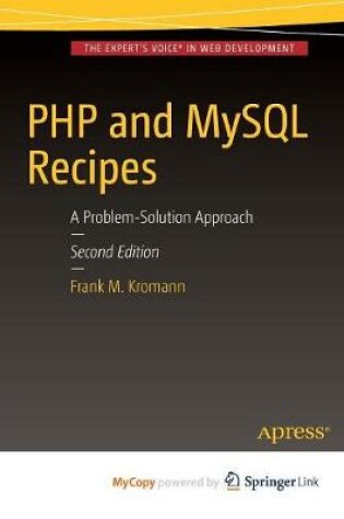 Cover of PHP and MySQL Recipes