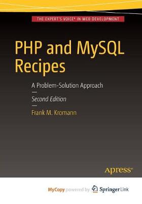 Book cover for PHP and MySQL Recipes