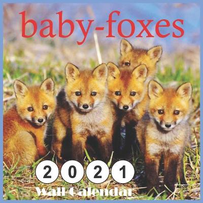 Book cover for 2021 baby-foxes