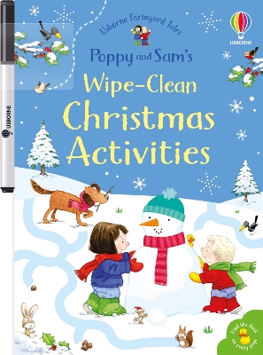 Book cover for Poppy and Sam's Wipe-Clean Christmas Activities