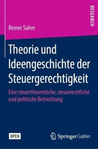 Cover of Theorie und Ideengeschichte der Steuergerechtigkeit