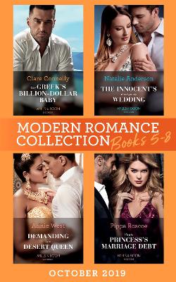 Book cover for Modern Romance October 2019 Books 5-8